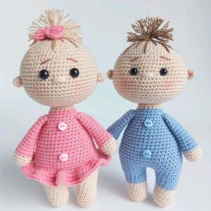 bebê menino e menina - Mini