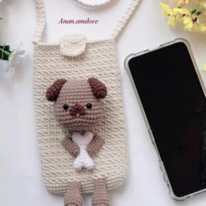 Bolsa de telefone para cachorro