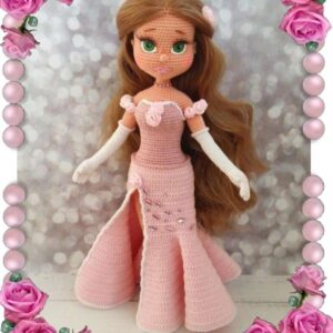 Boneca de vestido rosa♦️