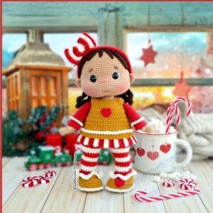 Boneca para natal♦️