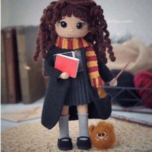 HERMIONE GRANGER E CROOKSHANKS