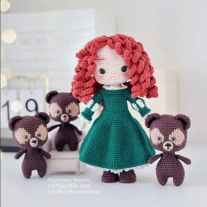 Merida e os três Urso
