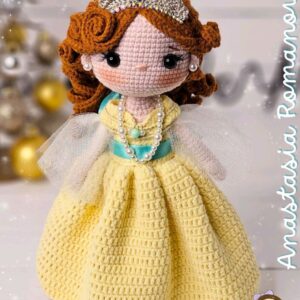 Princesa de vestido amarelo