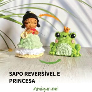 Princesa e sapo juntos