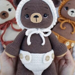 Urso de fralda